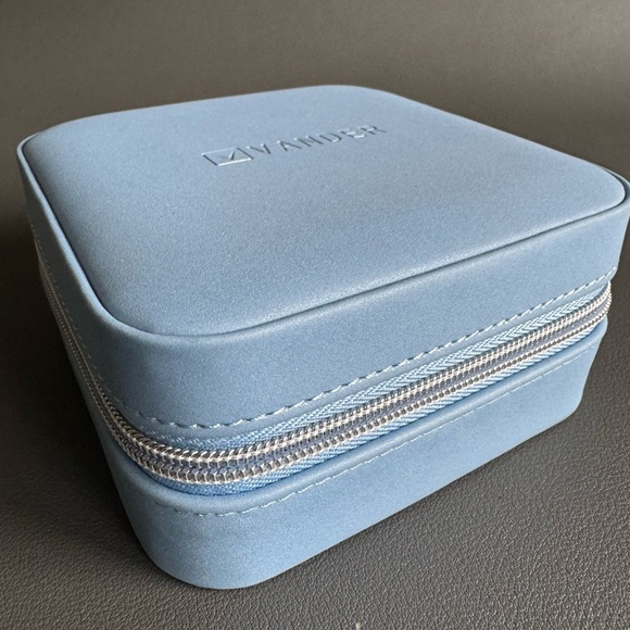 Ring box NEW Jewelry Travel Case / zip around organizer - Picture 4 of 11